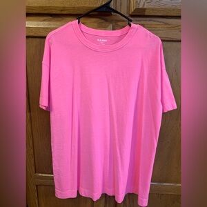 Old Navy Vibrant Pink Short Sleeve Tee